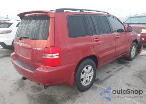 2001 Toyota Highlander V6 z USA, uszkodzony, nr VIN JTEGF21A010027230
